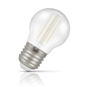 Crompton Golfball LED Light Bulb E27 4.5W (25W Eqv) White IP65 Harlequin - 13940