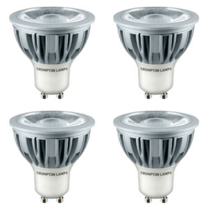 Crompton Lamps LED GU10 Bulbs 5W (4 Pack) Cool White 45° - LGU105CWCOB