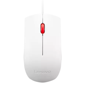 4Y50T44377 Lenovo Essential USB Mouse (White)