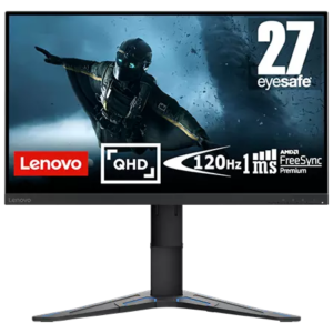 66E1GAR1UK Lenovo G27qe-20 27" QHD Gaming Monitor (IPS