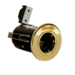 Red Arrow Downlight Fixed GU10 Fire Rated Brass - FGFBDC