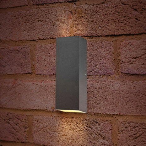 Integral LED Wall Light 8W Warm White Pablo Dark Grey - ILDEA010