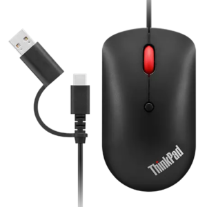 4Y51D20850 Lenovo ThinkPad USB-C Wired Compact Mouse