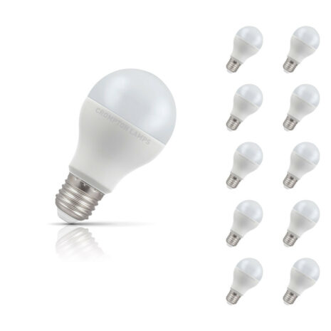 Crompton GLS LED Light Bulb E27 15W (100W Eqv) Warm White 10-Pack Opal - 11885
