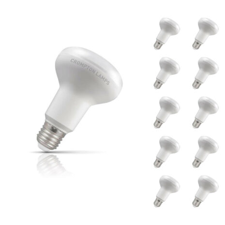 Crompton R80 Reflector LED Light Bulb E27 10W (100W Eqv) Warm White 10-Pack - 12738