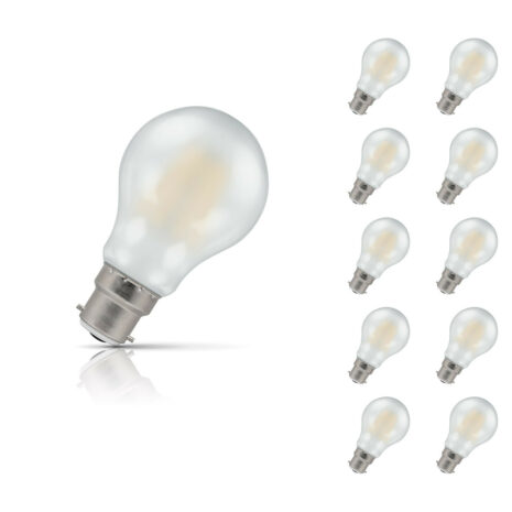 Crompton GLS LED Light Bulb Dimmable B22 7W (60W Eqv) Warm White 10-Pack - 5952