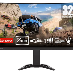 66F2GAC1UK Lenovo G32qc-30 31.5" 2K QHD Curved Gaming Monitor (165 Hz