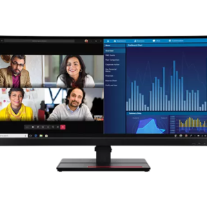 62CCRAT3UK Lenovo ThinkVision P34w-20 34.14" Curved 21:9 UWQHD USB-C Docking Monitor