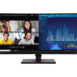 62CCRAT3UK Lenovo ThinkVision P34w-20 34.14" Curved 21:9 UWQHD USB-C Docking Monitor