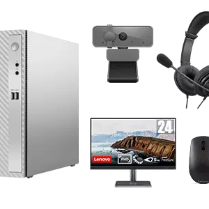 90U9BUNDLEIC Lenovo IdeaCentre Bundle - 3 AMD Ryzen™ 5 5600H Processor (3.30 GHz up to 4.20 GHz)/Windows 11 Home 64/512 GB SSD