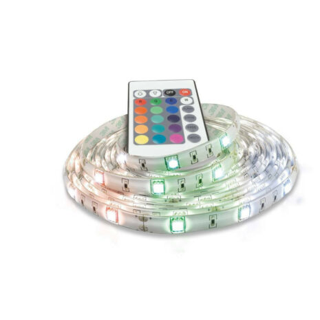 Phoebe 5m LED Strip Light RGB Colour Changing With Remote - 12516