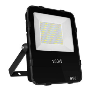 Phoebe LED Floodlight 150W Cool White Atlas 110° Black Powder Coat - 12110