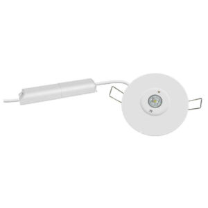 Phoebe LED Emergency Recessed Spot 1W Round Lens and Corridor Lens Krios - 14008