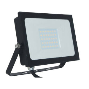 Phoebe LED Floodlight 30W (150W Eqv) Cool White Atlas-Mini Black IP65 - 12578