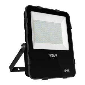 Phoebe LED Floodlight 200W Cool White Atlas 110° Black Powder Coat - 12127