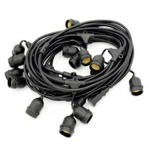 Festoon Light Premium 5m Connectible Outdoor Black - X6096