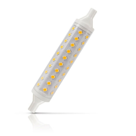 Crompton Linear LED Light Bulb 118mm R7s 9W (70W Eqv) Warm White Clear - 11014