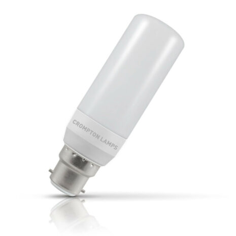 Crompton Stick LED Light Bulb B22 7.5W (60W Eqv) Warm White Opal - 11144