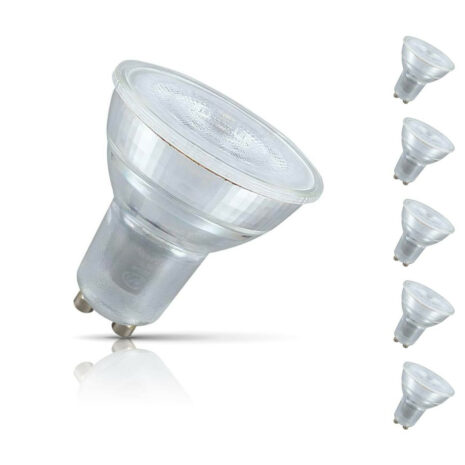 Crompton Lamps LED GU10 Bulbs 4.5W (5 Pack) Warm White 35° (50W Eqv) - 4870