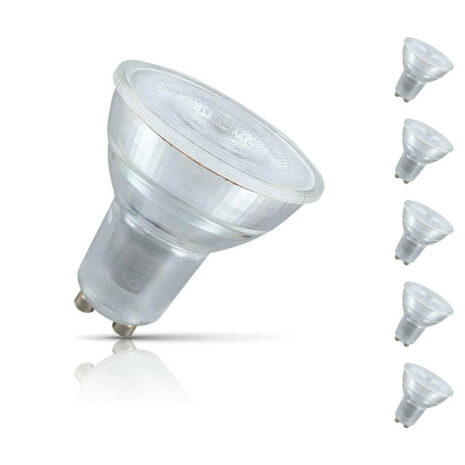 Crompton Lamps LED GU10 Bulbs 4.5W (5 Pack) Cool White 35° (50W Eqv) - 4887