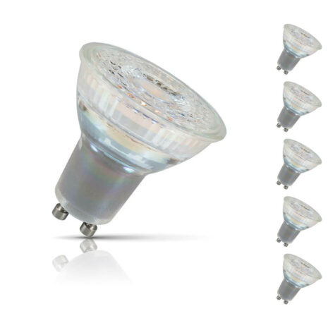 Cromptons LED Dim To Warm GU10 Bulbs 5.5W (5 Pack) Warm White (50W Eqv) - 9738