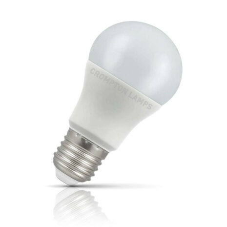 Crompton GLS LED Light Bulb E27 8.5W (60W Eqv) Warm White Opal - 11724