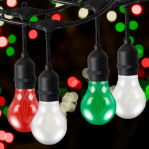 Christmas Festoon Light Premium 10m Connectible Outdoor White