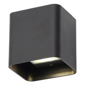 Zink HANA 8W LED Outdoor Up and Down Wall Light Black - ZN-29996-BLK