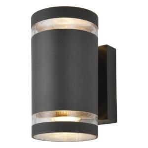 Zink LENS Outdoor Up and Down Wall Light Anthracite - ZN-29189-ATR