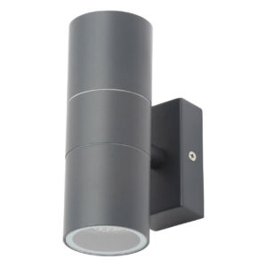 Zink LETO Outdoor Up and Down Wall Light Anthracite Grey - ZN-20941-ANTH