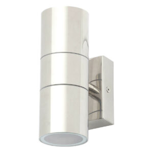 Zink LETO Outdoor Up and Down Wall Light Polished Stainless Steel - ZN-20941-POLSST