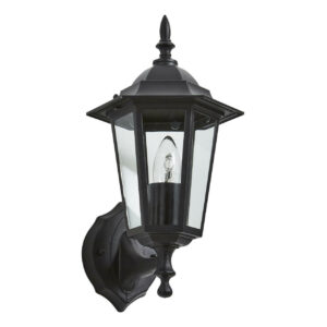 Zink LIBOURNE 6 Panel Outdoor Wall Lantern Black - ZN-38605-BLK