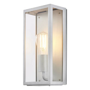 Zink MINERVA Outdoor Box Lantern Silver - ZN-20944-SIL