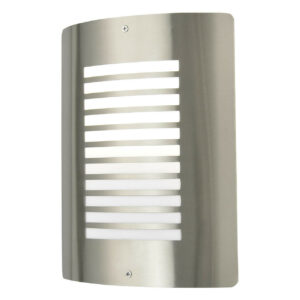 Zink SIGMA Outdoor Slatted Wall Lantern Stainless Steel - ZN-25340-SST