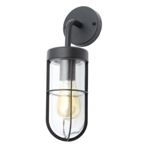 Zink WOKING Outdoor Wall Lantern Black - ZN-31807-TBLK